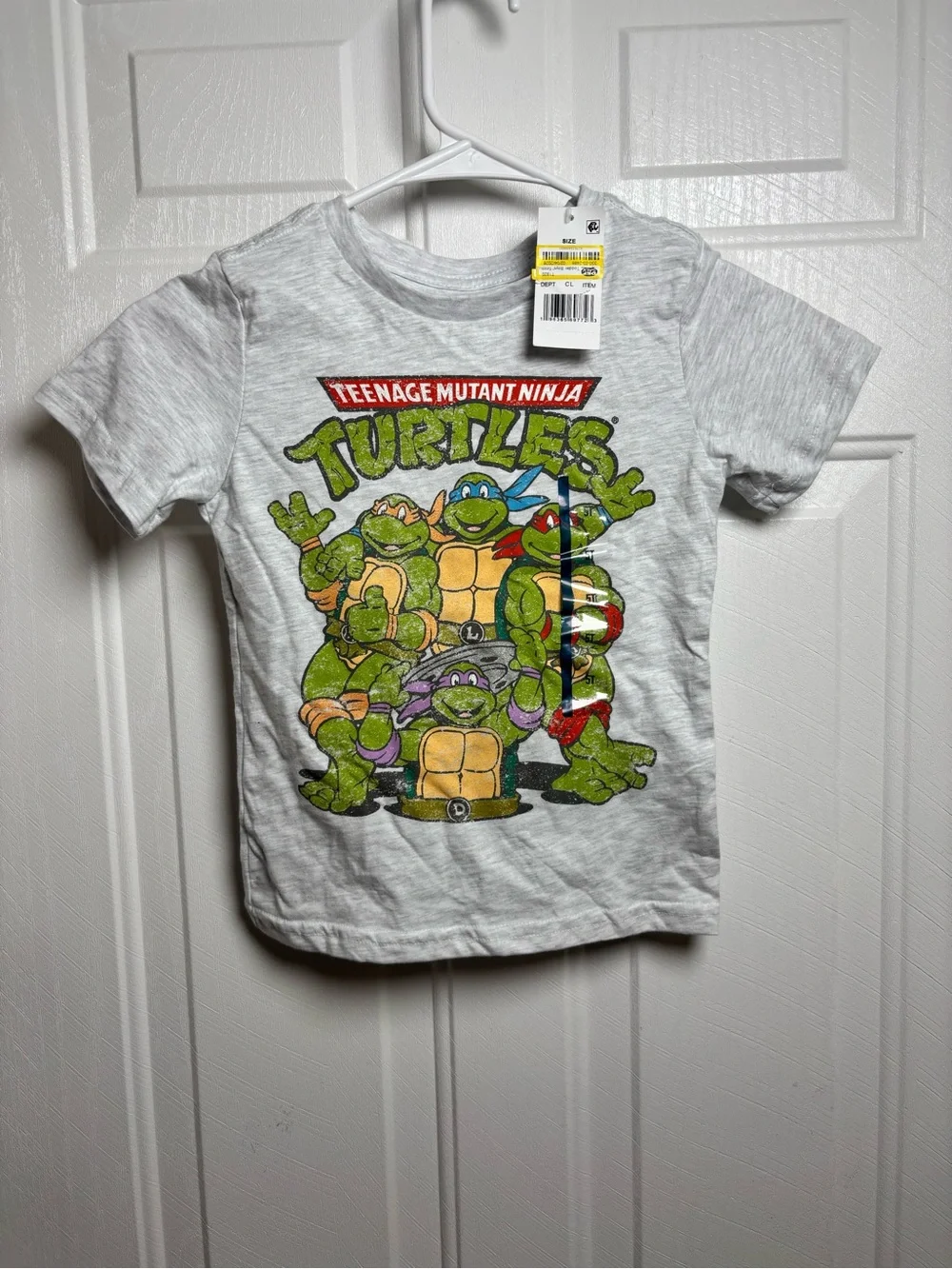 Nickelodeon Teenage Mutant Ninja Turtles Heather Gray Graphic Tee